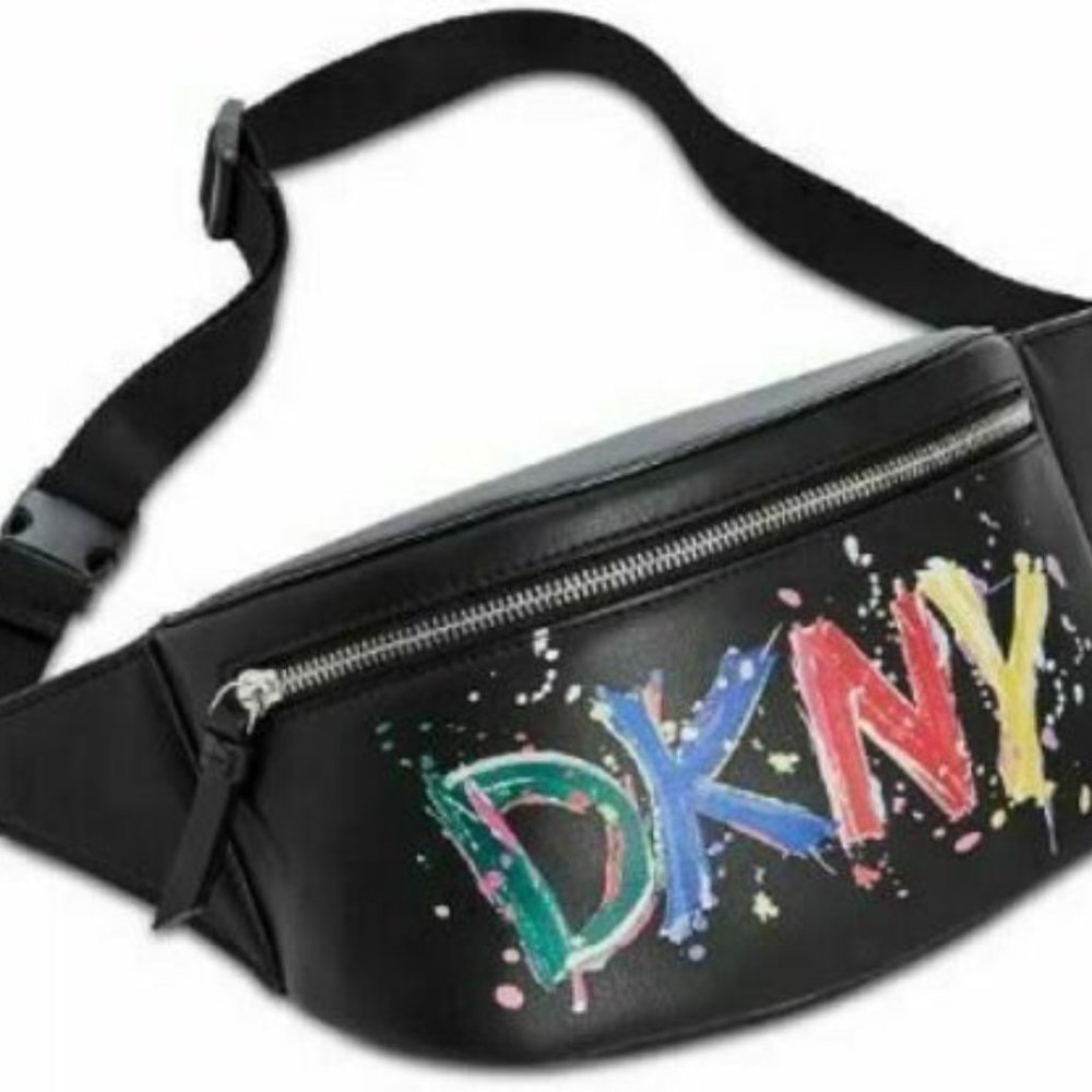 DKNY Tilly Paint Logo Belt Bag